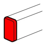 Legrand završetak za parapet 65x105, 010704