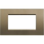 Bticino Living Light okvir 4M zamak, LNA4804SQ