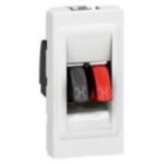 Legrand Mosaic utičnica za zvučnike, 1M, bela, 078750