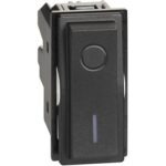 Bticino Living Now crni dvopolni prekidač KG4002