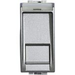 Bticino Living Light utičnica RJ45 STP Cat. 6a, siva, NT4279C6A