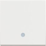 Classia taster osvetljen 10A 2M beli RW4005M2L