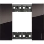 Bticino Living Now okvir za dva modula, boja NIGHT KA4802DG