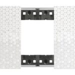 Bticino Living Now okvir za dva modula, boja PIXEL KA4802MW