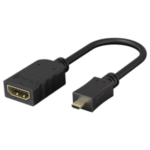 Goobay Micro HDMI / HDMI Adapter, 4K/60Hz, 58683
